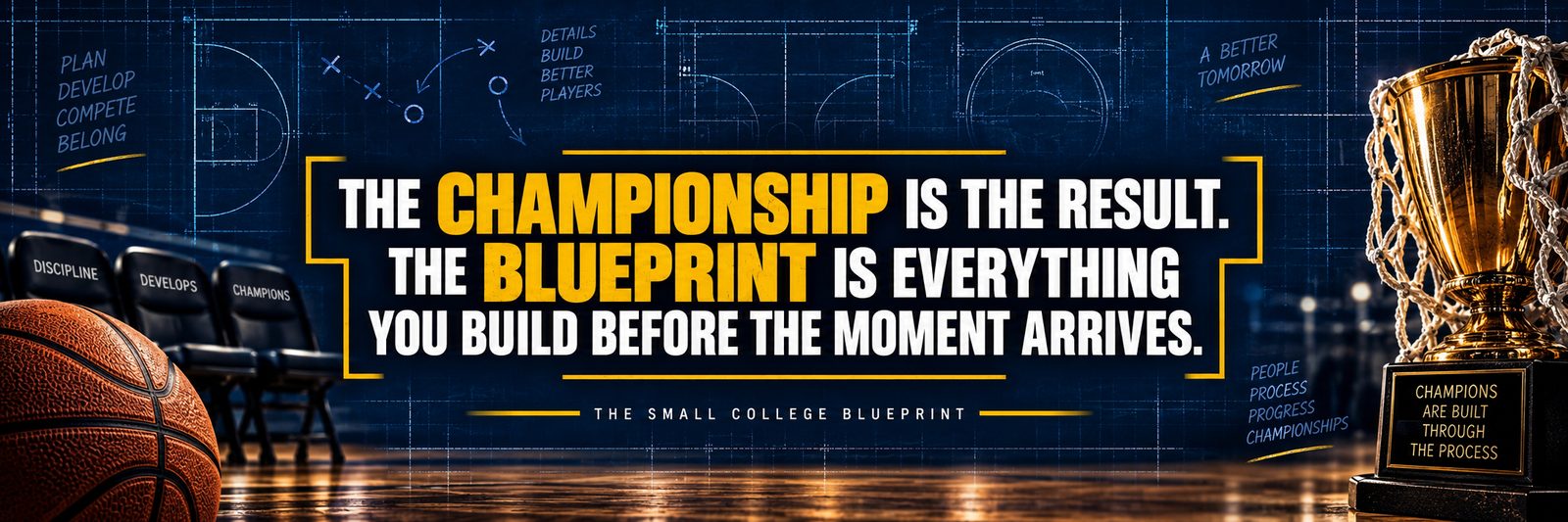 Championship banners — the result of building the right way