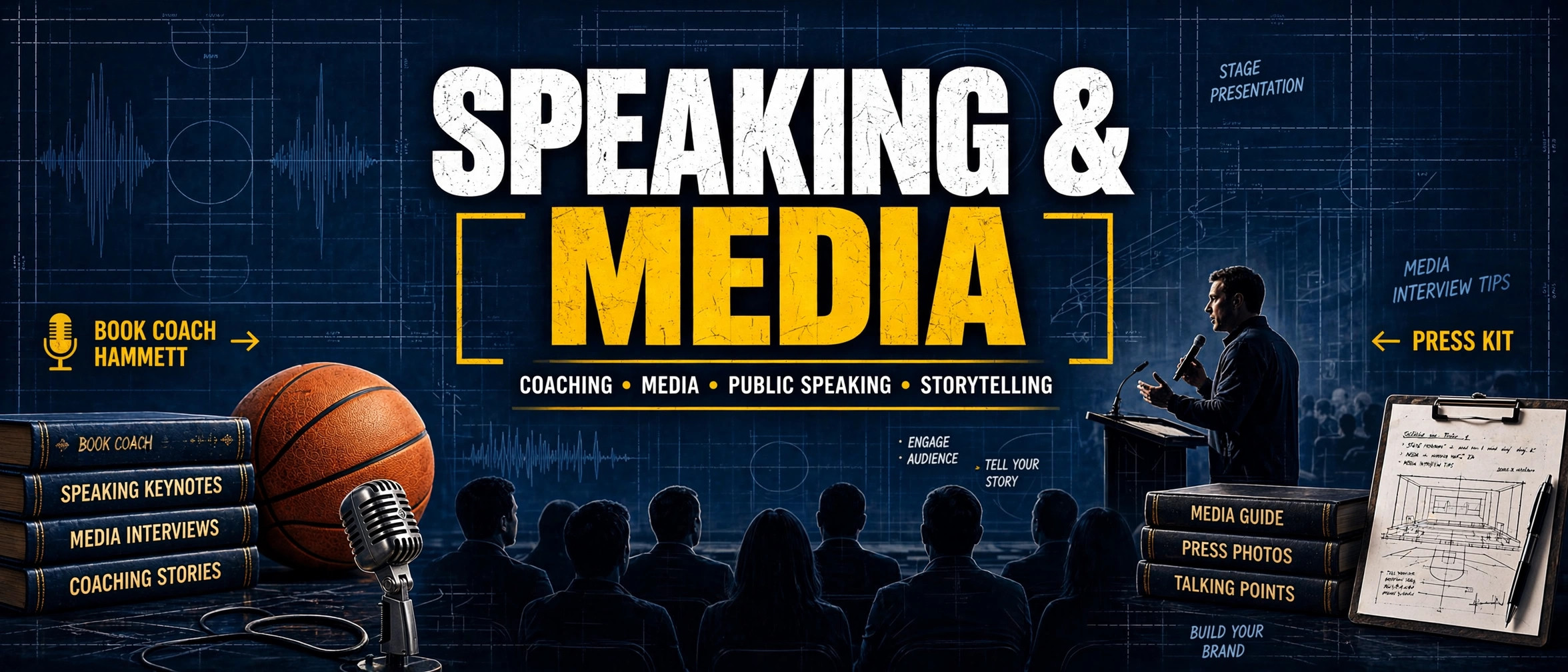 Speaking and Media — book Coach Hammett to speak